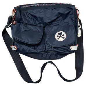 TOKIDOKI Black Nylon Satchel Bag